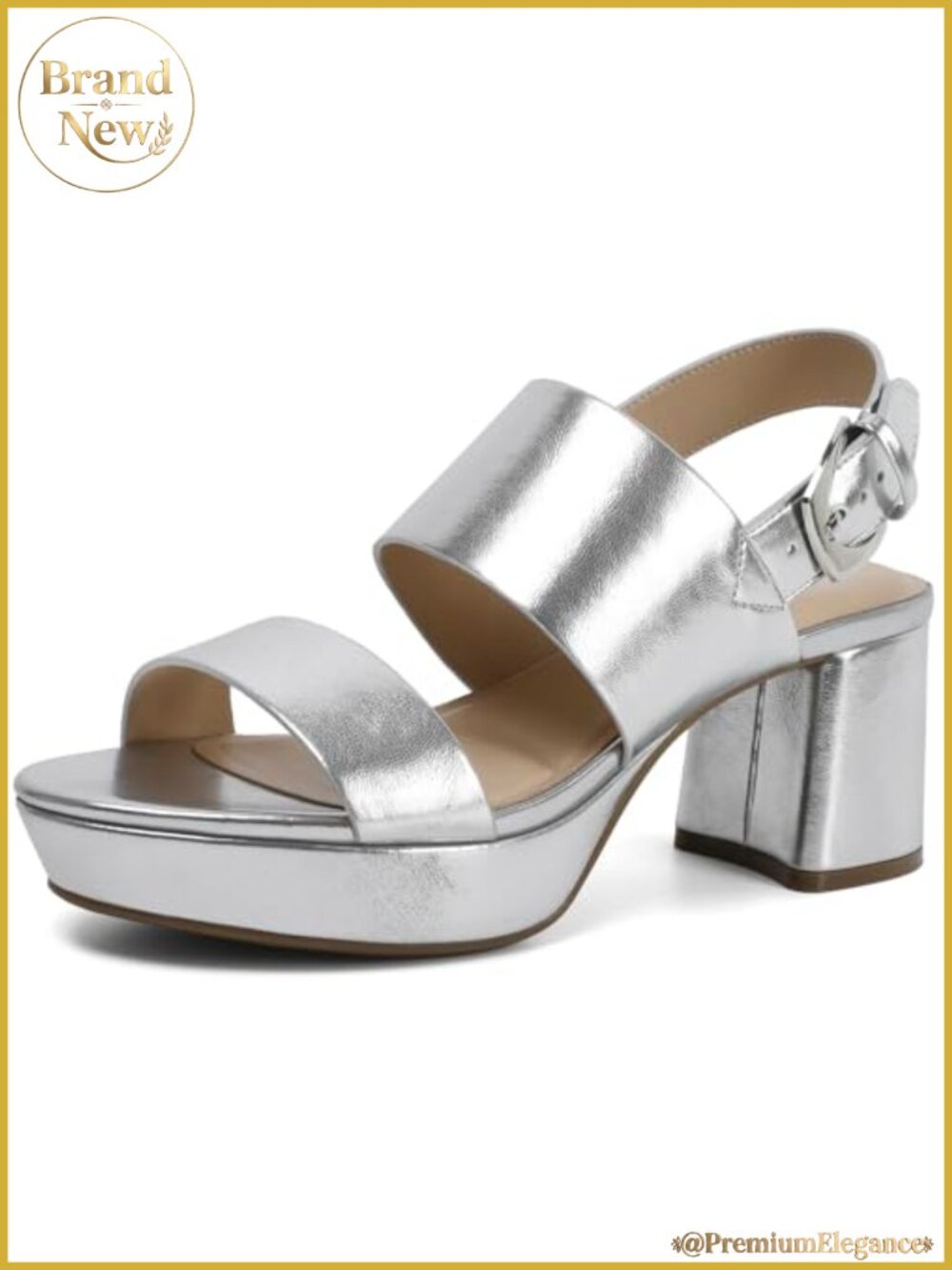 Block Heels Prom Chunky Square Open Toe Strappy High Heels Ankle Strap Wedding